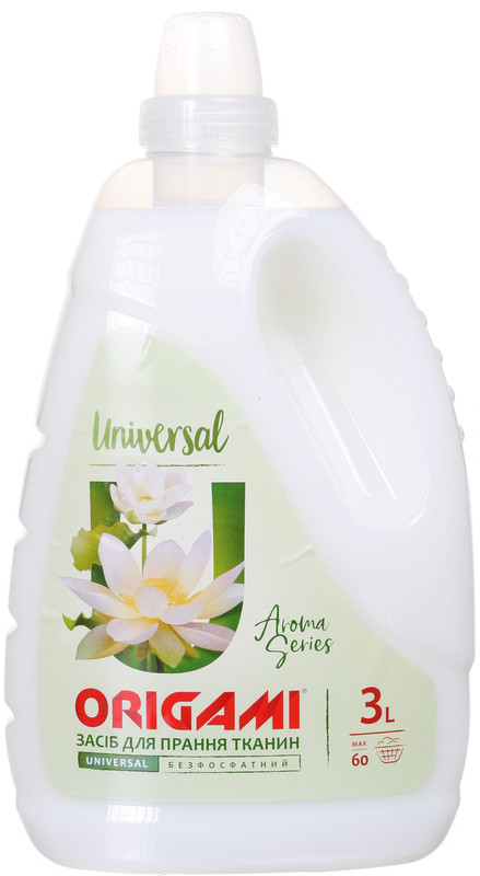 Гель для прання ORIGAMI Aroma Universal, універсальний, 3л